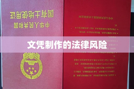 大宁文凭制作的法律风险