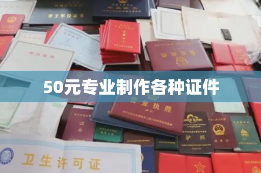 大宁50元专业制作各种证件