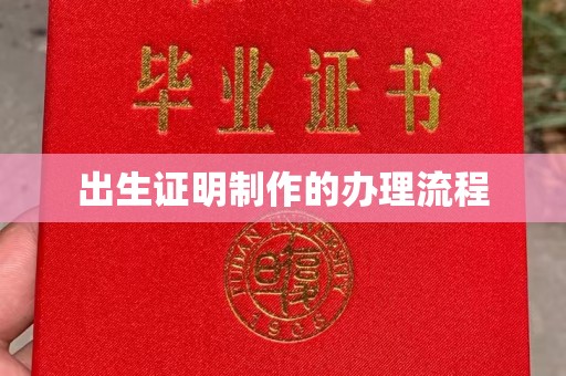 大宁出生证明制作的办理流程
