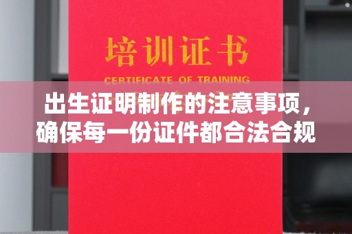 大宁出生证明制作的注意事项，确保每一份证件都合法合规