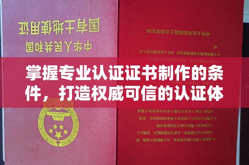 大宁掌握专业认证证书制作的条件，打造权威可信的认证体系