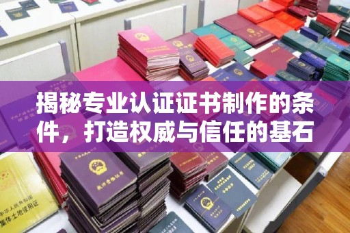 大宁揭秘专业认证证书制作的条件，打造权威与信任的基石