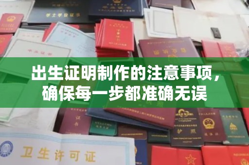 大宁出生证明制作的注意事项，确保每一步都准确无误