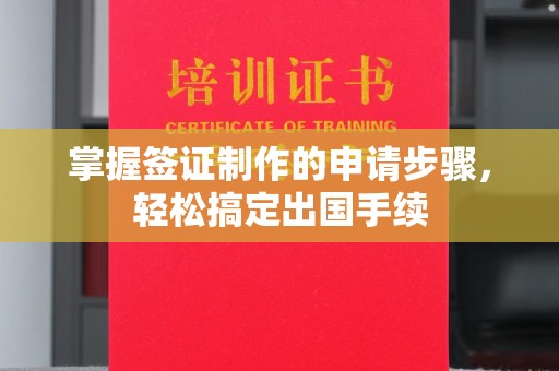大宁掌握签证制作的申请步骤，轻松搞定出国手续